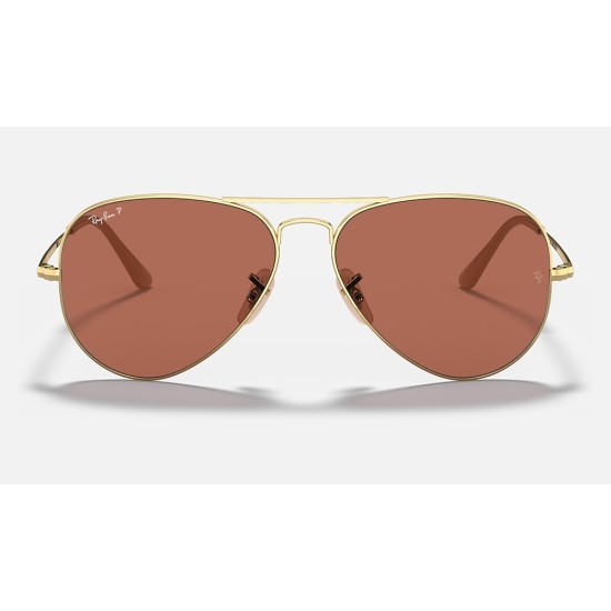 AVIATOR METAL II
Lenses: Polarized Purple Classic  +  Frame: Gold