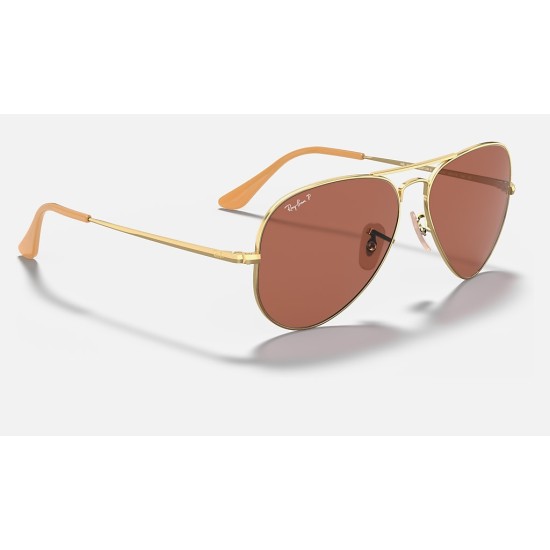 AVIATOR METAL II
Lenses: Polarized Purple Classic  +  Frame: Gold