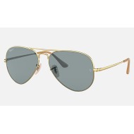 AVIATOR METAL II
Lenses: Polarized Light Blue Classic  +  Frame: Gold