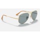 AVIATOR METAL II
Lenses: Polarized Light Blue Classic  +  Frame: Gold