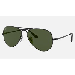AVIATOR METAL II
Lenses: Green Classic G-15  +  Frame: Black