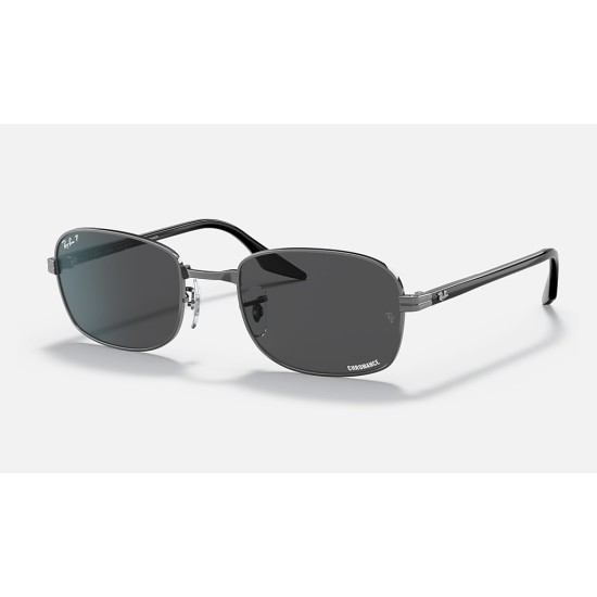 RB3690 CHROMANCE
Lenses: Polarized Dark Grey Chromance Classic  +  Frame: Gunmetal