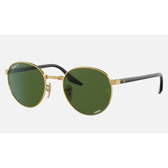 RB3691 CHROMANCE
Lenses: Polarized Dark Green Chromance Classic  +  Frame: Gold