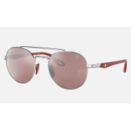 RB3696M SCUDERIA FERRARI COLLECTION
Lenses: Polarized Silver Mirror  +  Frame: Silver