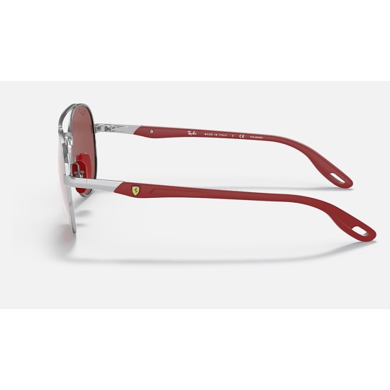 RB3696M SCUDERIA FERRARI COLLECTION
Lenses: Polarized Silver Mirror  +  Frame: Silver