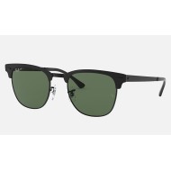 CLUBMASTER METALLenses: Polarized Green Classic G-15  +  Frame: Black