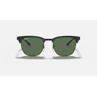 CLUBMASTER METALLenses: Polarized Green Classic G-15  +  Frame: Black