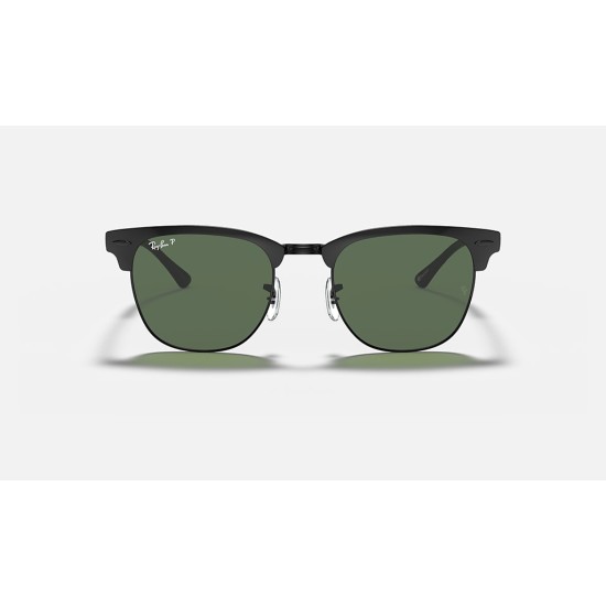 CLUBMASTER METALLenses: Polarized Green Classic G-15  +  Frame: Black