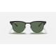 CLUBMASTER METALLenses: Polarized Green Classic G-15  +  Frame: Black