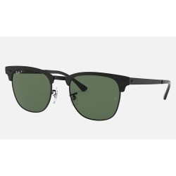 CLUBMASTER METALLenses: Polarized Green Classic G-15  +  Frame: Black