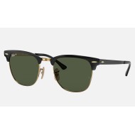 CLUBMASTER METAL
Lenses: Polarized Green Classic G-15  +  Frame: Black