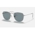 FRANK
Lenses: Polarized Light Blue Classic  +  Frame: Silver