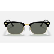 CLUBMASTER SQUARE
Lenses: Polarized Green Classic G-15  +  Frame: Shiny Black