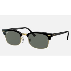 CLUBMASTER SQUARE
Lenses: Polarized Green Classic G-15  +  Frame: Shiny Black
