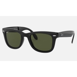 WAYFARER FOLDING CLASSIC
Lenses: Polarized Green Classic G-15  +  Frame: Black