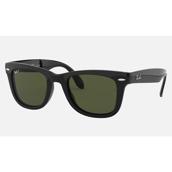 WAYFARER FOLDING CLASSIC
Lenses: Polarized Green Classic G-15  +  Frame: Black