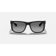 JUSTIN CLASSIC
Lenses: Polarized Grey Gradient  +  Frame: Black