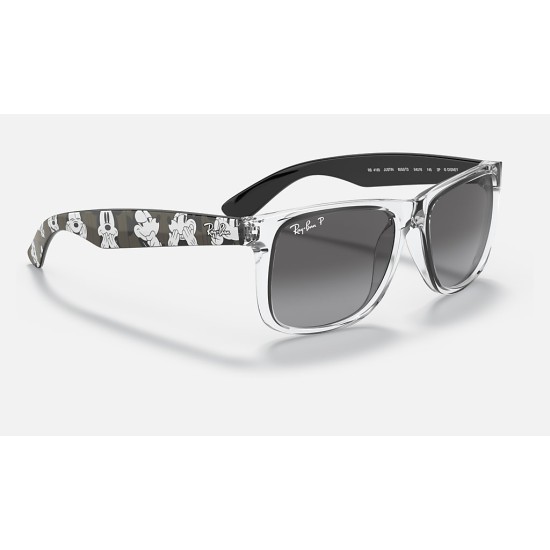 RB4165 JUSTIN MICKEY A21
Lenses: Polarized Grey Gradient  +  Frame: Transparent