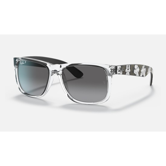 RB4165 JUSTIN MICKEY A21
Lenses: Polarized Grey Gradient  +  Frame: Transparent