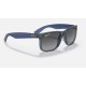 JUSTIN CLASSIC
Lenses: Polarized Grey Gradient  +  Frame: Transparent Blue