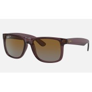 JUSTIN CLASSIC
Lenses: Polarized Brown Gradient  +  Frame: Transparent Dark Brown