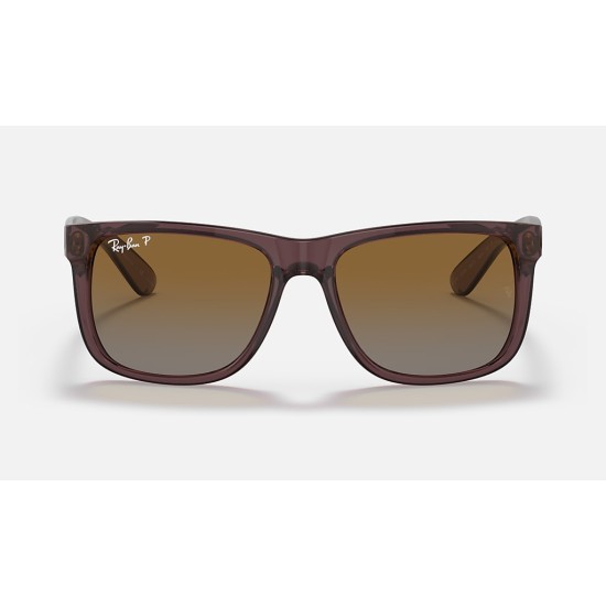 JUSTIN CLASSIC
Lenses: Polarized Brown Gradient  +  Frame: Transparent Dark Brown