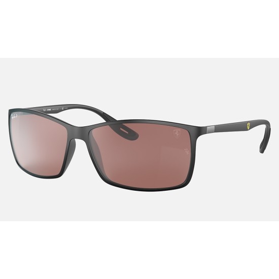 RB4179M SCUDERIA FERRARI COLLECTION
Lenses: Polarized Silver Chromance Mirror  +  Frame: Black