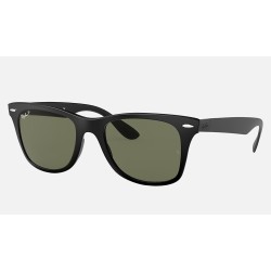 WAYFARER LITEFORCE
Lenses: Polarized Green Classic G-15  +  Frame: Black