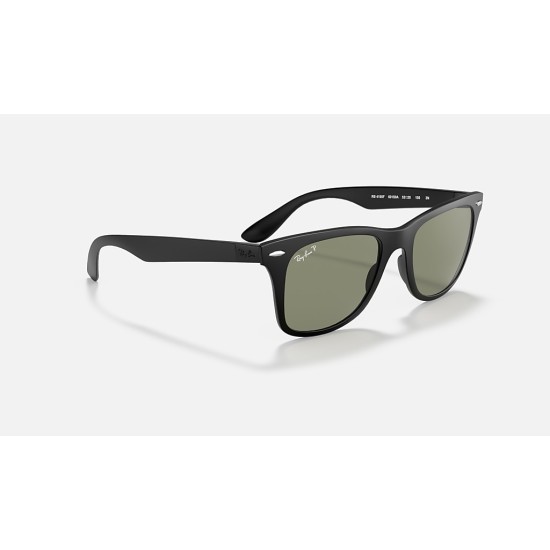 WAYFARER LITEFORCE
Lenses: Polarized Green Classic G-15  +  Frame: Black