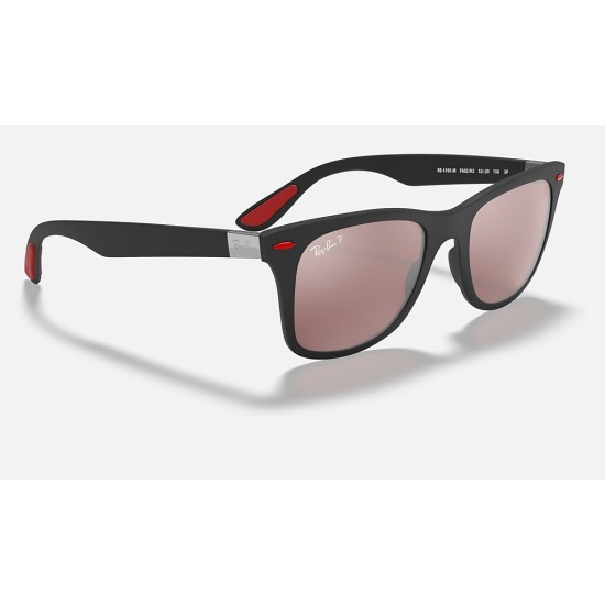RB4195M SCUDERIA FERRARI COLLECTION
Lenses: Polarized d Silver Chromance Mirror  +  Frame: Black