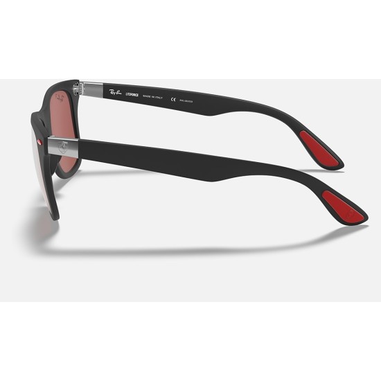 RB4195M SCUDERIA FERRARI COLLECTION
Lenses: Polarized d Silver Chromance Mirror  +  Frame: Black