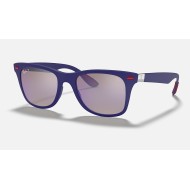RB4195M SCUDERIA FERRARI COLLECTIONLenses: Polarized Blue Chromance Mirror  +  Frame: Blue