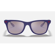 RB4195M SCUDERIA FERRARI COLLECTIONLenses: Polarized Blue Chromance Mirror  +  Frame: Blue
