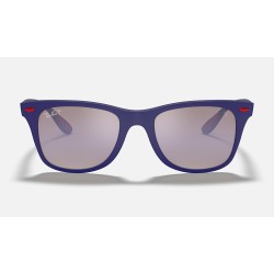 RB4195M SCUDERIA FERRARI COLLECTIONLenses: Polarized Blue Chromance Mirror  +  Frame: Blue
