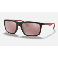 RB4228M SCUDERIA FERRARI COLLECTION
Lenses: Polarized Silver Chromance Mirror  +  Frame: Black