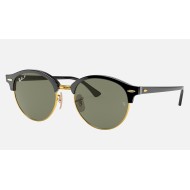 CLUBROUND CLASSIC
Lenses: Polarized Green Classic G-15  +  Frame: Black