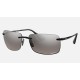 RB4255 CHROMANCE
Lenses: Polarized Silver Chromance Mirror  +  Frame: Black