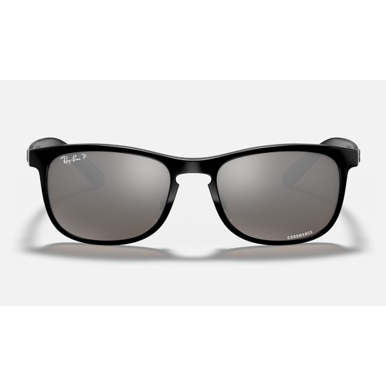 RB4263 CHROMANCE
Lenses: Polarized Silver Chromance Mirror  +  Frame: Black