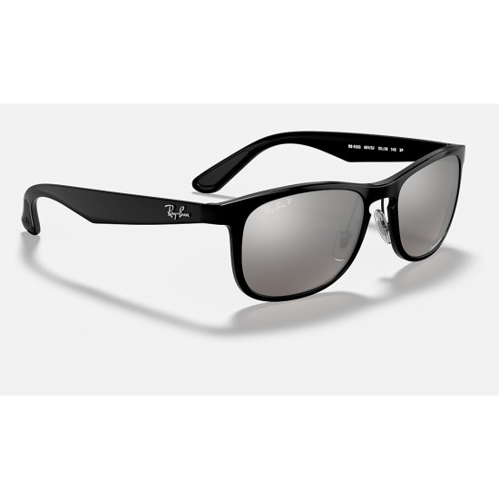 RB4263 CHROMANCE
Lenses: Polarized Silver Chromance Mirror  +  Frame: Black