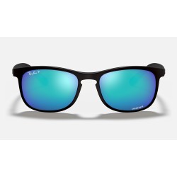 RB4263 CHROMANCE
Lenses: Polarized Blue Chromance Mirror  +  Frame: Black
