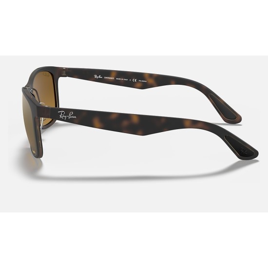 RB4263 CHROMANCE
Lenses: Polarized Bronze Chromance Mirror  +  Frame: Tortoise