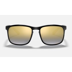 RB4264 CHROMANCE
Lenses: Polarized Blue Chromance Gradient - Mirror  +  Frame: Black