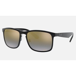 RB4264 CHROMANCE
Lenses: Polarized Blue Chromance Gradient - Mirror  +  Frame: Black