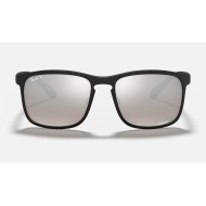 RB4264 CHROMANCE
Lenses: Polarized Silver Chromance Mirror  +  Frame: Black