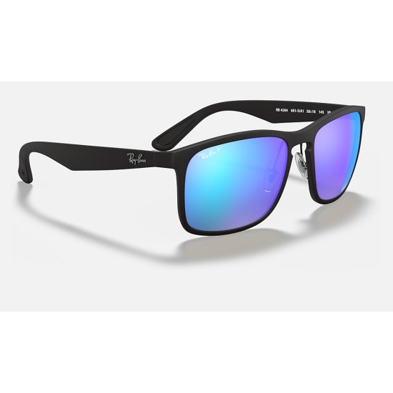 RB4264 CHROMANCE
Lenses:Polarized Blue Chromance Mirror  +  Frame: Black