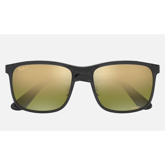 RB4264 CHROMANCE
Lenses: Polarized Green Chromance Mirror  +  Frame: Grey