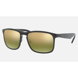 RB4264 CHROMANCE
Lenses: Polarized Green Chromance Mirror  +  Frame: Grey