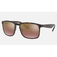 RB4264 CHROMANCE
Lenses: Polarized Purple Chromance Mirror  +  Frame: Tortoise