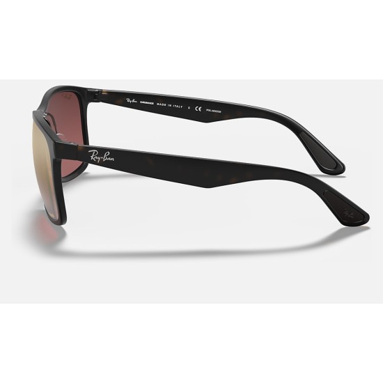 RB4264 CHROMANCE
Lenses: Polarized Purple Chromance Mirror  +  Frame: Tortoise