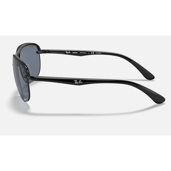 RB4275 CHROMANCE
Lenses: Polarized Blue Chromance Mirror  +  Frame: Black